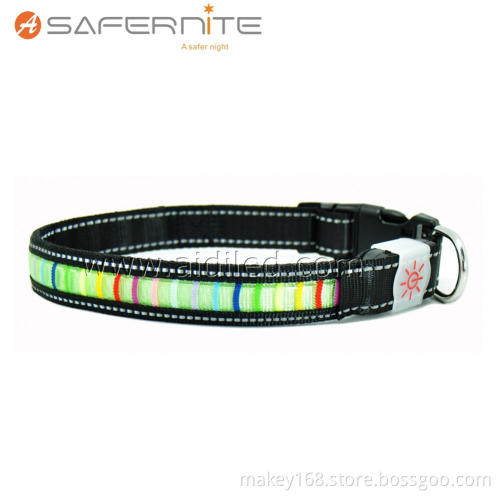 Green Light Up Led Dog Collar